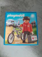 Playmobil mannetje fiets rode kruis koffer, Ophalen, Nieuw, Los playmobil