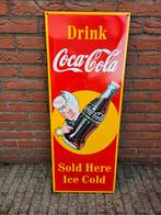 EMAILLE COCA COLA OF MERCEDES BORD VOOR MANCAVE, Ophalen, Nieuw, Reclamebord