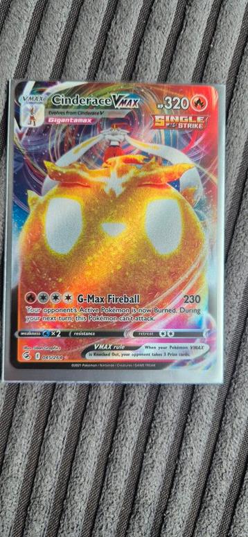 Cinderace VMAX - Pokémonkaart - Foil beschikbaar voor biedingen