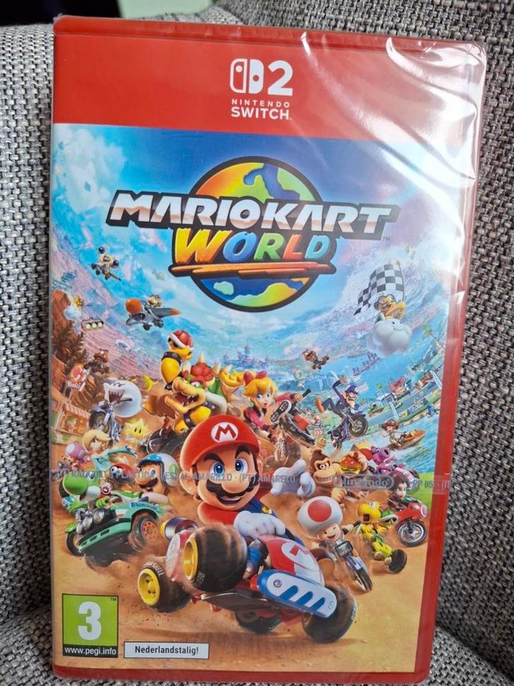 Mario Kart World (NIEUW / SEALED) Switch 2, Spelcomputers en Games, Games | Nintendo Switch, Zo goed als nieuw, Racen en Vliegen