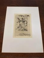 Bijzondere ets van Marius Bauer, Ophalen of Verzenden