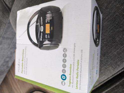 Nedis SPBB100BK, Audio, Tv en Foto, Cd-spelers, Nieuw, Overige merken, Ophalen of Verzenden