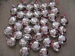 36 kerstballen hart en ster, Diversen, Kerst, Ophalen of Verzenden, Zo goed als nieuw