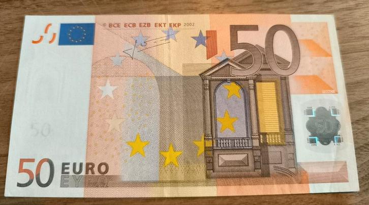 50€ Bankbiljet van 2002  Jean-Claude Triche PERFECTE STAAT!, Postzegels en Munten, Bankbiljetten | Europa | Eurobiljetten, Los biljet