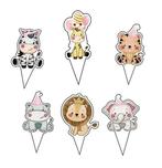 Party pakket Jungle Animal Safari roze 79-delig, Versiering, Sweet-one, Verjaardag, Nieuw