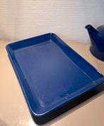 Arabia Finland, serveerschaal Kilta blauw, Teema, Iittala, Ophalen of Verzenden, Gebruikt, Keramiek, Effen