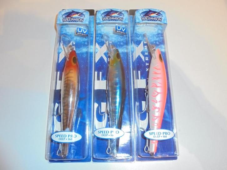 Williamson Speed Pro Deep 160 Trolling 16cm 54g Rapala., Watersport en Boten, Hengelsport | Zeevissen, Nieuw, Overige typen, Ophalen of Verzenden