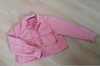 Zara Rib Cropped Jasje - Roze - Maat 34 (XS) ZGAN, Kleding | Dames, Zara, Ophalen of Verzenden, Zo goed als nieuw, Jasje