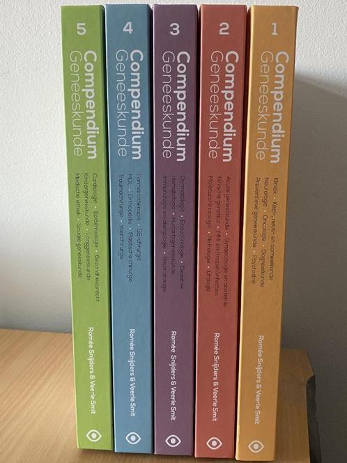 Compendium Geneeskunde 2.0 - Delen 1 t/m 5, Boeken, Studieboeken en Cursussen, Nieuw, WO, Beta, Ophalen of Verzenden