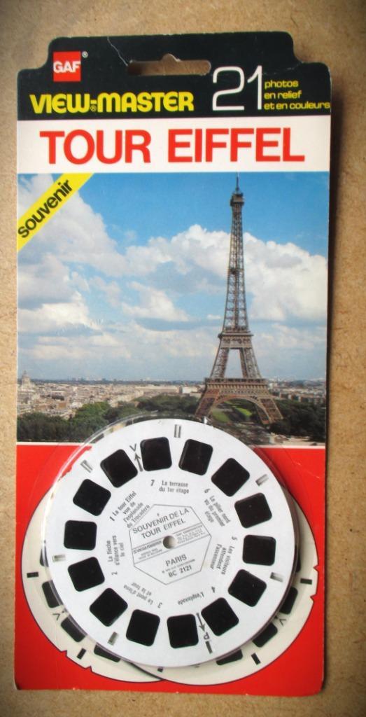 View-Master Reels BC121 Eifeltoren Parijs~1976~in verpakking, Verzamelen, Retro, Overige typen, Ophalen of Verzenden