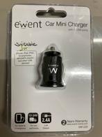 Nieuw! Ewent EW1220 mini car charger met 2 usb poorten, Ophalen, Nieuw