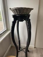 Houten Plantenzuil PTMD antraciet, Huis en Inrichting, Woonaccessoires | Zuilen en Pilaren, Ophalen, Zo goed als nieuw