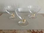 3 kristallen ijscoupes murano, Antiek en Kunst, Verzenden