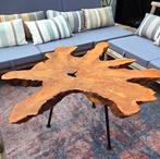 Boomwortel salontafel., Huis en Inrichting, Tafels | Salontafels, Ophalen, 100 tot 150 cm, 50 tot 100 cm, Zo goed als nieuw