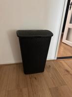 Wasmand zwart, Ophalen, Zo goed als nieuw, Metaal, Minder dan 50 cm