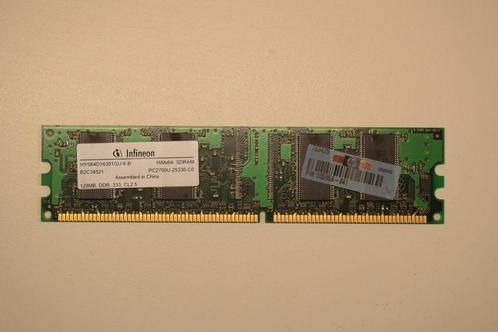 Infineon 128 MB DDR geheugen, Computers en Software, RAM geheugen, Gebruikt, Desktop, 1 GB of minder, DDR, Ophalen of Verzenden
