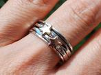Vanoli 925 zilver draai spin ring spinner sterren maat 19, Daiva1973@hotmail.com, Vanoli, 19 tot 20, Amsterdam