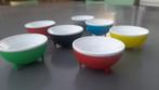 7 jaren 50 spaceage eierdopjes vintage kunstof atomic era, Overige materialen, Overige typen, Ophalen of Verzenden, Zo goed als nieuw