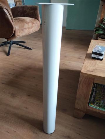 Witte Tafelpoot - 72x7x6 cm (1 beschikbaar) beschikbaar voor biedingen