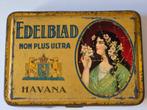 Edelblad Non Plus Ultra Havana Cigarillos sigaren blik, Ophalen of Verzenden, Gebruikt, Overige