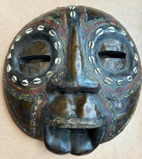 Bijzonder, oud Luba masker, Congo, 30 x 31 cm, Antiek en Kunst, Kunst | Niet-Westerse kunst, Ophalen of Verzenden