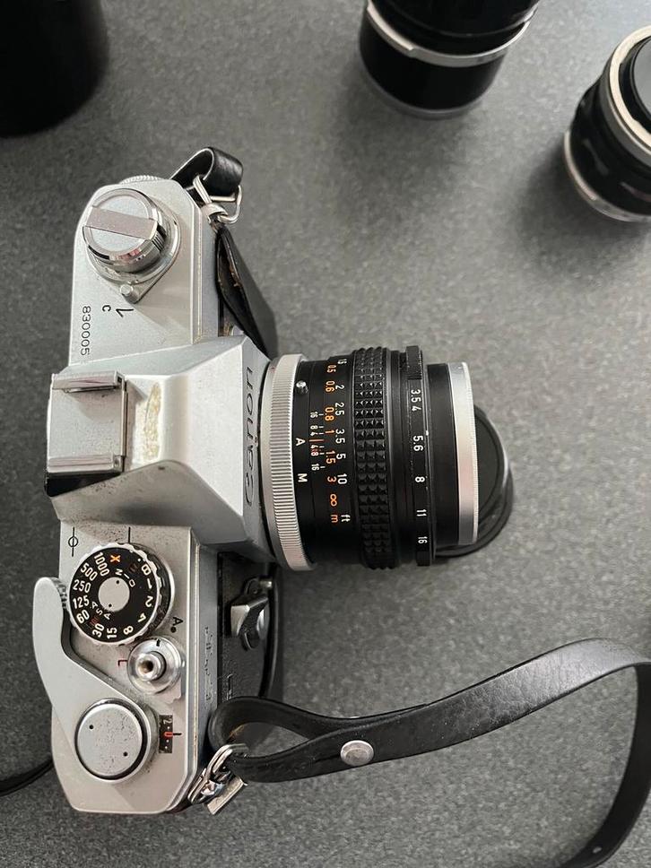 Diverse Canon Camera’s., Audio, Tv en Foto, Fotocamera's Analoog, Gebruikt, Spiegelreflex, Canon, Ophalen of Verzenden