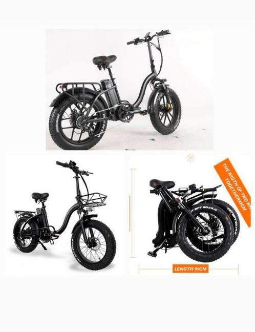 Elektrische vouwfiets lage instap Elektrische Fatbike 250, Fietsen en Brommers, Fietsen | Vouwfietsen, Nieuw, 20 inch of meer