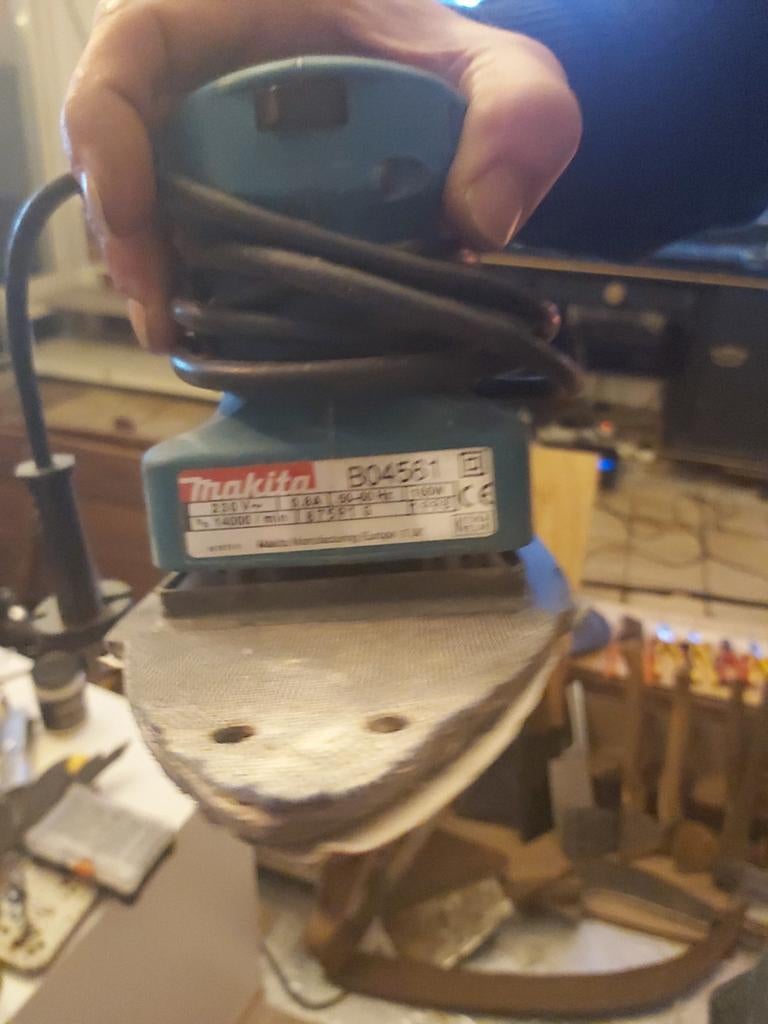 Makita BO4561 Vlakschuurmachine - Gebruikt, Doe-het-zelf en Verbouw, Ophalen of Verzenden, Gebruikt, Minder dan 600 watt, Vlakschuurmachine