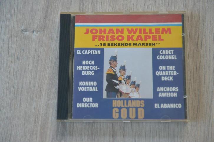JOHAN WILLEM FRISO KAPEL = 18 BEKENDE MARSEN, Cd's en Dvd's, Cd's | Instrumentaal, Zo goed als nieuw, Verzenden
