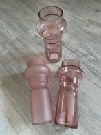 Drie glazen vazen, Ophalen, Overige kleuren, Nieuw, Glas