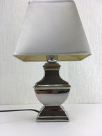 VandeHeg chrome tafellamp met vierkant kap, Ophalen, Gebruikt, Minder dan 50 cm