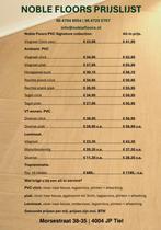 Visgraat PVC-vloer €19,95 | All in €39,95, Huis en Inrichting, Stoffering | Vloerbedekking, Verzenden, 75 m² of meer, Overige typen