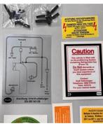 Audi Ur quattro 20 Klep RR vacuüm Slang Decal sticker set, Auto diversen, Autostickers, Ophalen of Verzenden, H, H, H