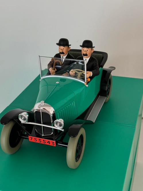 De auto van La clover des Dupondt 1:12, Verzamelen, Stripfiguren, Ophalen of Verzenden