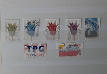 7 stuks PTT Post Port Betaald Postzegels Gestempeld beschikbaar voor biedingen