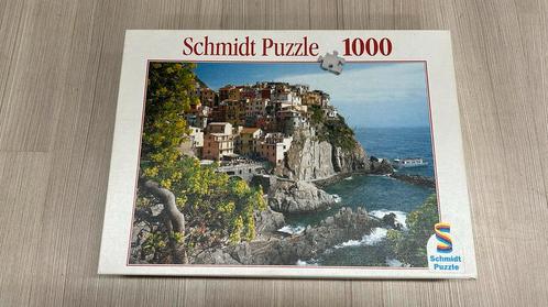 Schmidt puzzel 1000 stukjes 57246 italiaanse riviera, Hobby en Vrije tijd, Denksport en Puzzels, Zo goed als nieuw, Legpuzzel