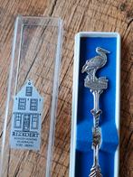 Verzilverd lepeltje - Ooievaar - Silverhuys, Ophalen of Verzenden