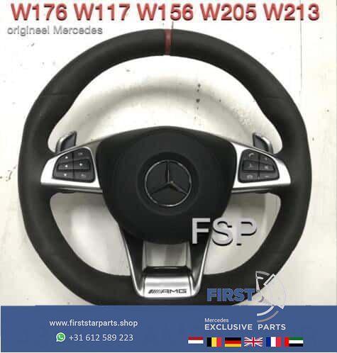 AMG Performance stuur Origineel Mercedes A C CLA E 43 45 63, Auto-onderdelen, Besturing, Mercedes-Benz, Gebruikt, Ophalen of Verzenden