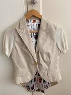 Blouse/gilet korte mouw Hans Ubbink, Hans Ubbink, Wit, Ophalen of Verzenden, Zo goed als nieuw