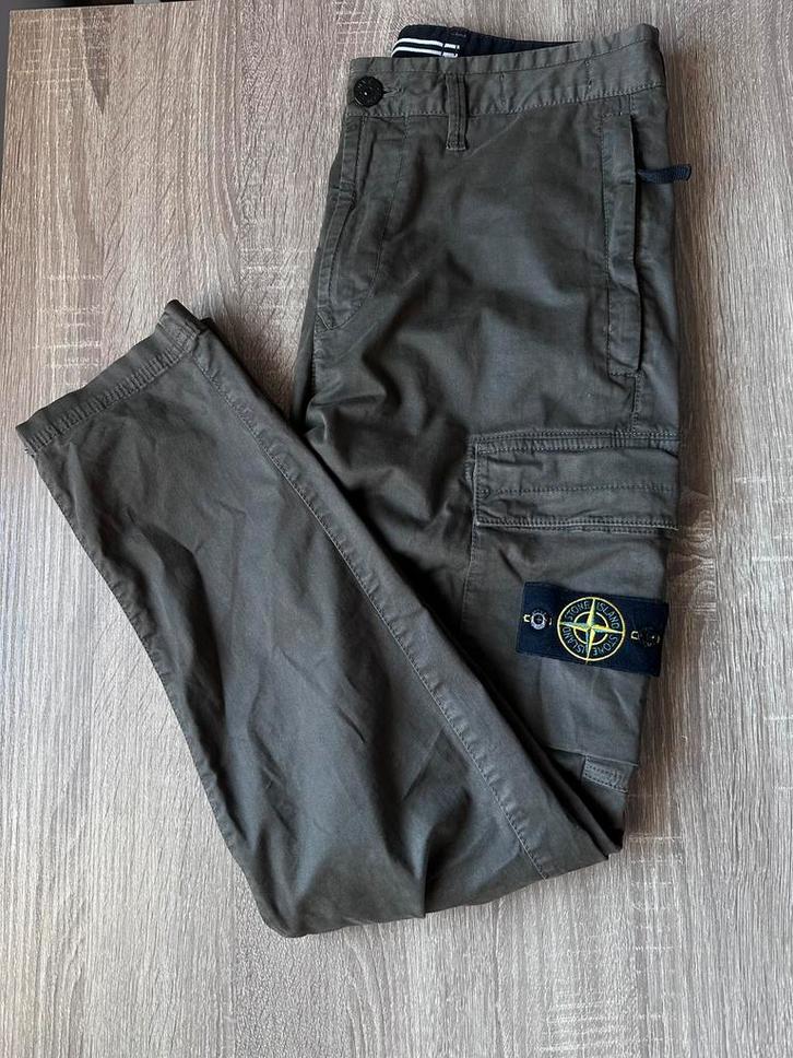 Stone Island Cargo Broek – W29 – Donkergroen – Origineel, Kleding | Heren, Broeken en Pantalons, Nieuw, Overige maten, Groen, Ophalen of Verzenden
