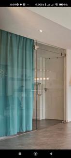 Glazen deur en glazen pui met deur, Ophalen, 80 tot 100 cm, Binnendeur, 200 tot 215 cm