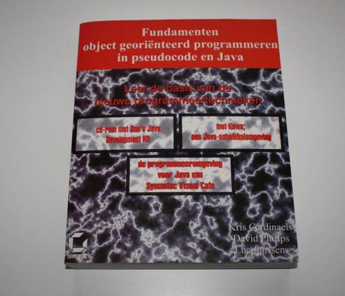 Fundamenten Objectgeoriënteerd Programmeren in Java, Boeken, Studieboeken en Cursussen, Zo goed als nieuw, Overige niveaus, Beta