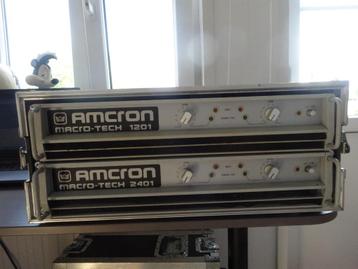 2x crown amcron ma 1201 beschikbaar voor biedingen