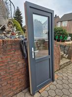 Mooie antraciet achterdeur van Schüco!, Kunststof, Deurkozijn, Zo goed als nieuw, 150 tot 225 cm