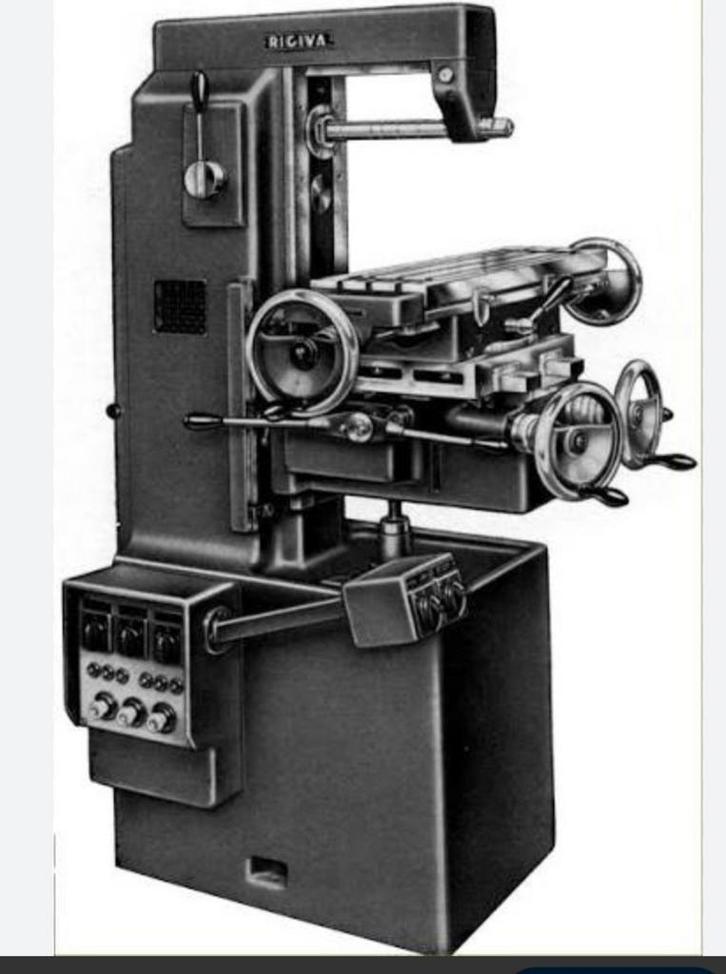 Riva U2 freesbank, Doe-het-zelf en Verbouw, Draaibanken, Zo goed als nieuw, Ophalen of Verzenden