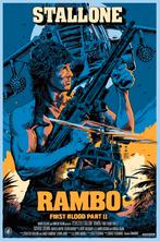 Rambo, Verzamelen, Posters, Ophalen of Verzenden, Zo goed als nieuw, A1 t/m A3, Film en Tv