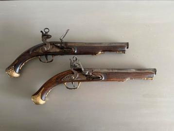 Replica’s antieke vuursteenpistolen – ca. 1920 beschikbaar voor biedingen