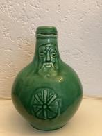 Groene baardmankruik baardman keramiek baardmanvaas Gouda, Antiek en Kunst, Ophalen of Verzenden