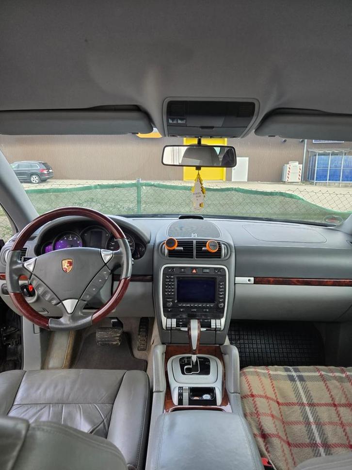 Porsche Cayenne 2005 - Zwart, LPG, Goed Onderhouden, Auto's, Porsche, Particulier, Cayenne, 4x4, ABS, Adaptive Cruise Control