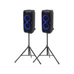 2x JBL Partybox te huur incl. microfoon en statieven, JBL, Ophalen